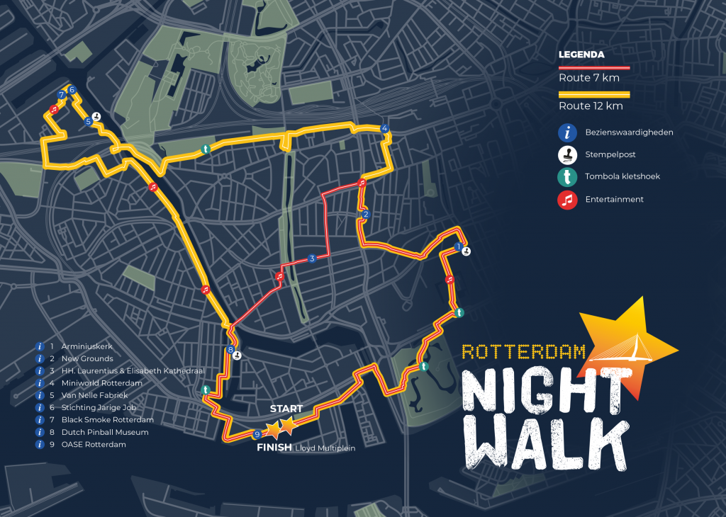 Rotterdam Night Walk